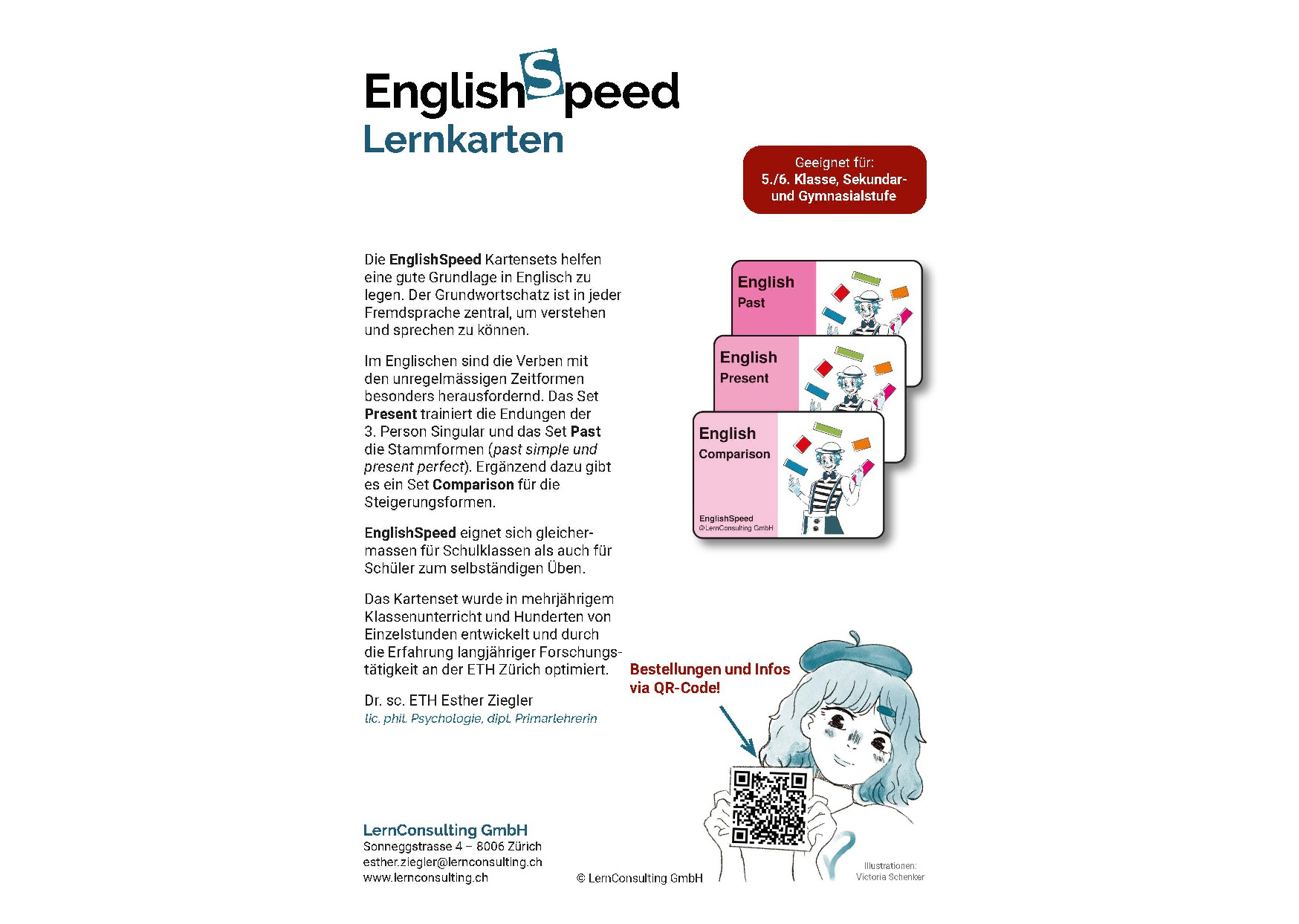 Flyer - EnglishSpeed Lernkarten